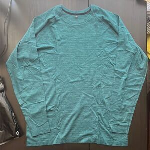 ALPHALETE NWOT Mens Performance Long Sleeve Tee Teal XL
